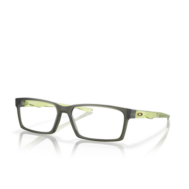 Oakley OVERHEAD Eyeglasses 806008 matte olive ink - three-quarters view