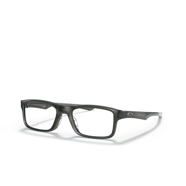 Oakley PLANK 2.0 Eyeglasses 808106 polished grey smoke - three-quarters view