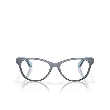 Oakley PLUNGELINE Eyeglasses 814611 matte blue steel - front view