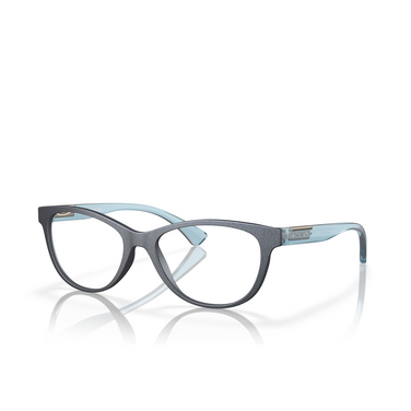 Oakley PLUNGELINE Eyeglasses 814611 matte blue steel - three-quarters view