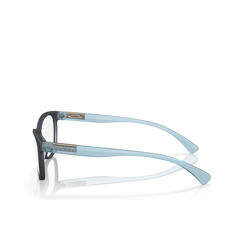 Oakley PLUNGELINE Eyeglasses 814611 matte blue steel - 3/4