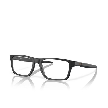 Oakley PORT BOW Eyeglasses 816401 satin black - three-quarters view
