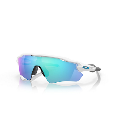 Lunettes de soleil Oakley RADAR EV PATH 920873 polished white - Vue trois quarts