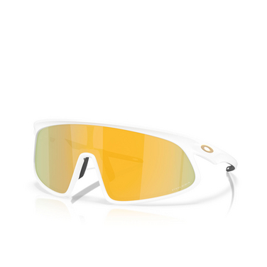 Oakley RSLV Sunglasses 948404 matte white - three-quarters view