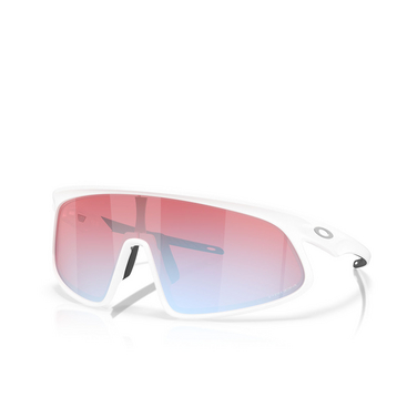 Oakley RSLV Sunglasses 948408 matte white - three-quarters view