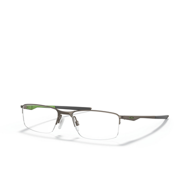 Oakley SOCKET 5.5 Eyeglasses 321802 satin pewter - three-quarters view