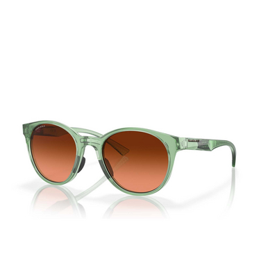 Oakley SPINDRIFT Sunglasses 947413 transparent jade - three-quarters view