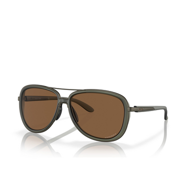 Oakley SPLIT TIME Sunglasses 412925 matte olive ink - three-quarters view