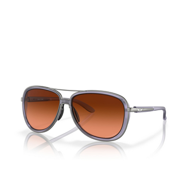 Oakley SPLIT TIME Sunglasses 412926 matte trans lilac - three-quarters view