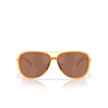 Lunettes de soleil Oakley SPLIT TIME 412928 transparent ginger - Vue de face