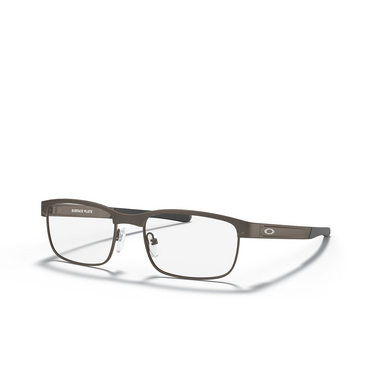 Oakley SURFACE PLATE Eyeglasses 513202 pewter - three-quarters view