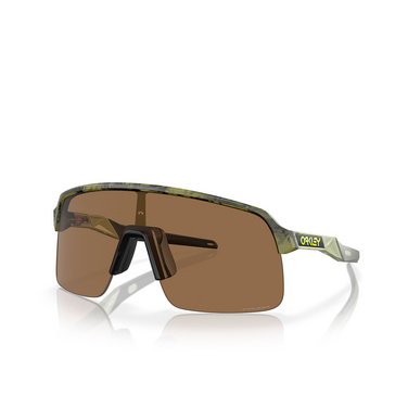 Oakley SUTRO LITE Sunglasses 946357 matte transparent fern swirl - three-quarters view