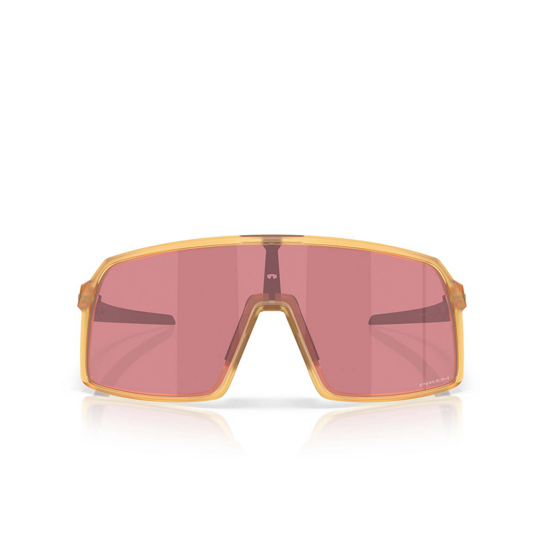 Lunettes de soleil Oakley SUTRO 9406B9 matte transparent light curry - 1/4