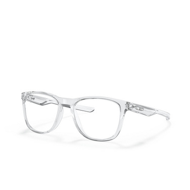 Oakley TRILLBE X Eyeglasses 813003 polished clear - three-quarters view