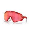 Lunettes de soleil Oakley WIND JACKET 2.0 941825 matte redline - Vignette du produit 2/4