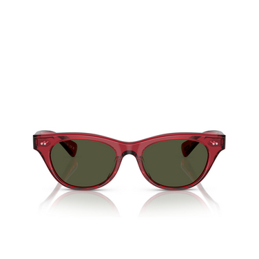 Occhiali da sole Oliver Peoples AVELIN 176452 translucent red - frontale