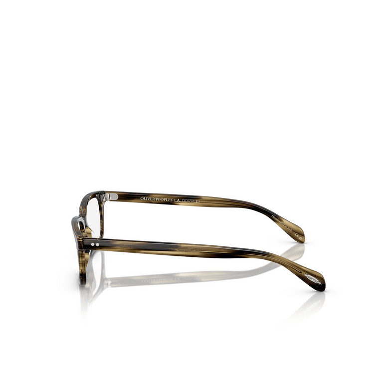 Oliver Peoples DENISON Eyeglasses 1719 olive smoke - 3/4