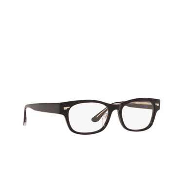 Oliver Peoples DENTON Eyeglasses BK black - three-quarters view