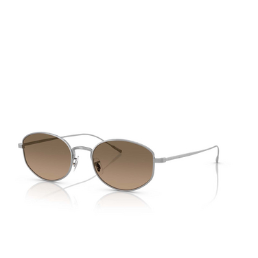 Lunettes de soleil Oliver Peoples ESTRA 5036GN silver - Vue trois quarts