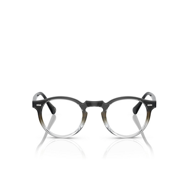 Oliver Peoples GREGORY PECK Eyeglasses 1751 dark military / crystal gradient - front view