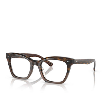 Oliver Peoples LELIA Eyeglasses 1732 sedona red / taupe gradient - three-quarters view