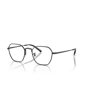 Oliver Peoples LEVISON Eyeglasses 5321 pewter / black - three-quarters view