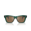 Lunettes de soleil Oliver Peoples MS. OLIVER 1763G8 translucent dark teal - Vignette du produit 1/4