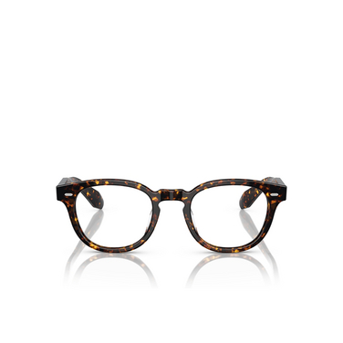Oliver Peoples N.01 Eyeglasses 1741 atago tortoise - front view