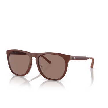 Oliver Peoples R-1 Sunglasses 700253 semi-matte brick - three-quarters view