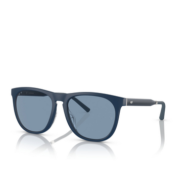 Oliver Peoples R-1 Sunglasses 700380 semi-matte blue ash - three-quarters view