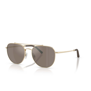 Oliver Peoples R-10 Sunglasses 50357I gold - three-quarters view