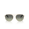 Oliver Peoples R-10 Sunglasses 52452A brushed gold - product thumbnail 1/4