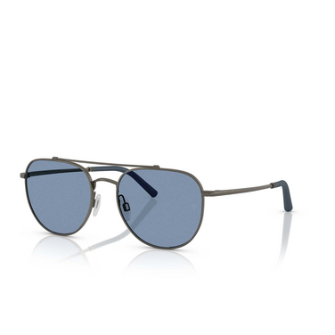 Oliver Peoples R-10 Sunglasses 533980 pewter - three-quarters view