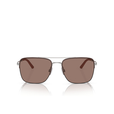 Oliver Peoples R-2 Sunglasses 503653 brick / silver - front view