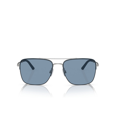 Oliver Peoples R-2 Sunglasses 506380 blue ash / brushed silver - front view