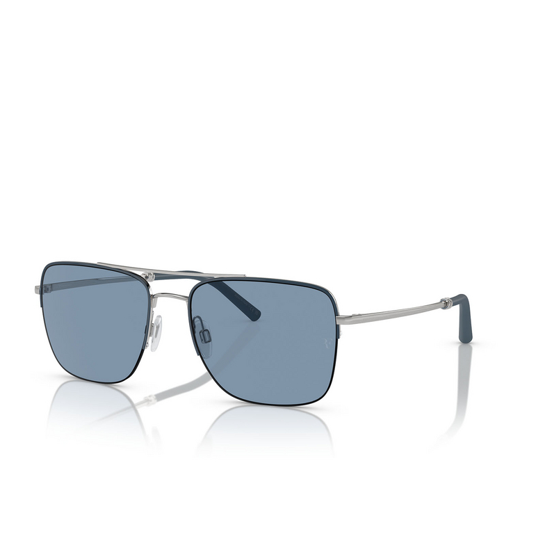 Oliver Peoples R-2 Sunglasses 506380 blue ash / brushed silver - 2/4