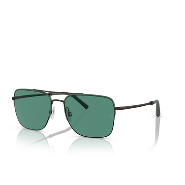 Oliver Peoples R-2 Sunglasses 533971 ryegrass / pewter - three-quarters view