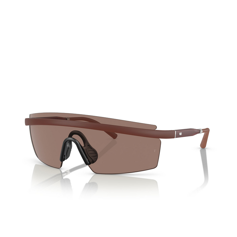 Oliver Peoples R-4 Sunglasses 700253 semi-matte brick - 2/4