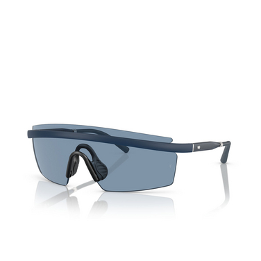 Oliver Peoples R-4 Sunglasses 700380 semi-matte blue ash - three-quarters view