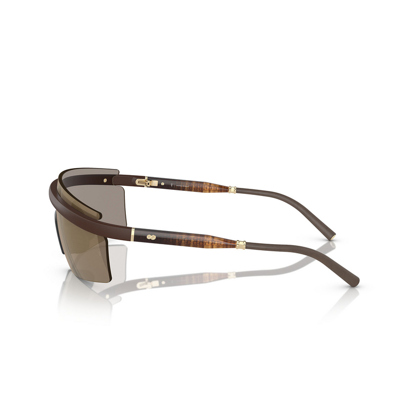 Oliver Peoples R-4 Sunglasses 70055A semi matte umber - 3/4