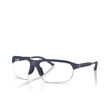 Oliver Peoples R-6 Sunglasses 7003SB semi-matt blue ash - three-quarters view