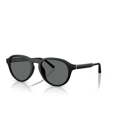 Oliver Peoples R-8 Sunglasses 700181 semi matte black - three-quarters view