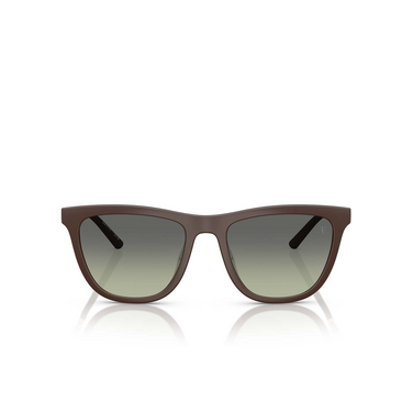 Oliver Peoples R-9 Sunglasses 70052A semi-matt umber - front view