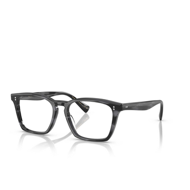 Oliver Peoples RAFKIN Eyeglasses 1734 dark blue smoke - three-quarters view