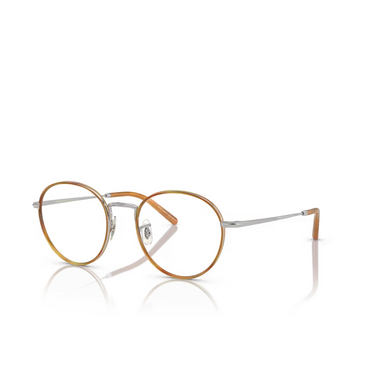 Oliver Peoples SIDELL Eyeglasses 5036 silver / amber - three-quarters view