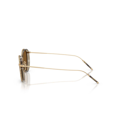 Occhiali da sole Oliver Peoples TK-8 5264G8 18k gold plated - tre quarti