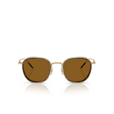 Oliver Peoples TK-9 SUN Sonnenbrillen 526453 18k gold plated - Vorderansicht