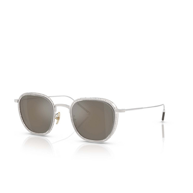 Oliver Peoples TK-9 Sunglasses 527639 18k white gold plated - three-quarters view