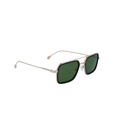 Paul Smith 1S HUGON Sunglasses 719 gold / black / green - three-quarters view