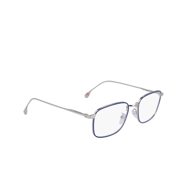 Lunettes de vue Paul Smith GARRICK 04 shiny silver shiny blue - 2/4